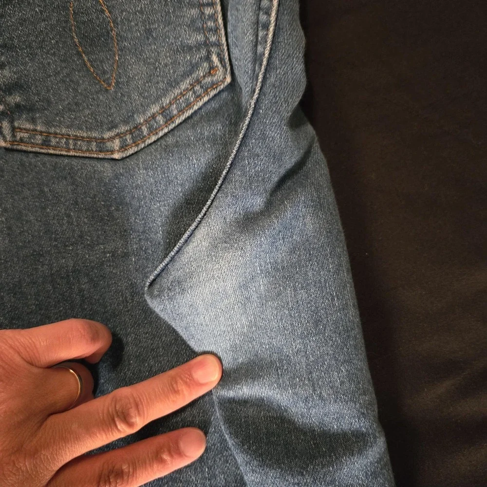 Vintage 80s Levi's Black Tab Skosh More‎ Room Bootcut Jeans USA W36 L29 Rare